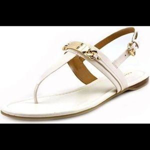 Coach White Sandals